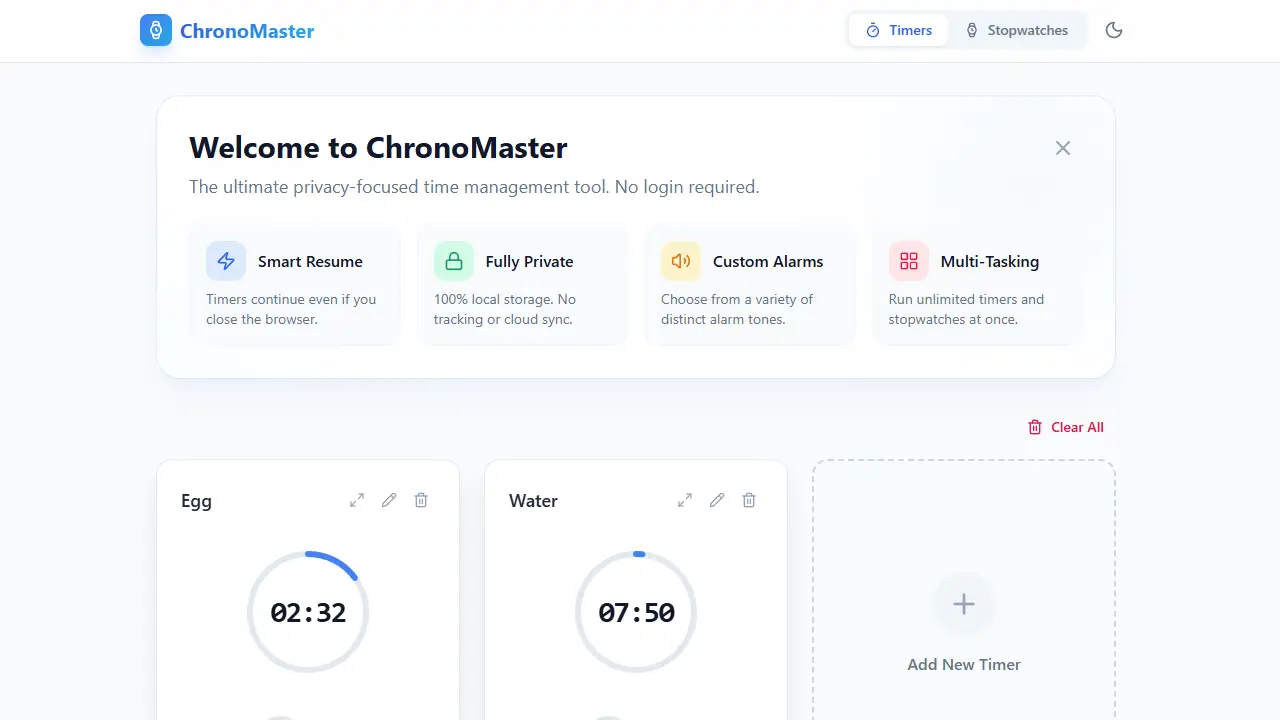 ChronoMaster Screenshot